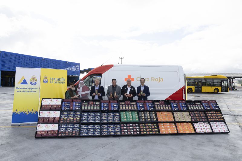 La UD Las Palmas respalda la campaña 'Por un cacho de turrón'