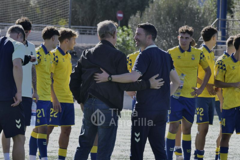 La foto, al final del partido y no antes