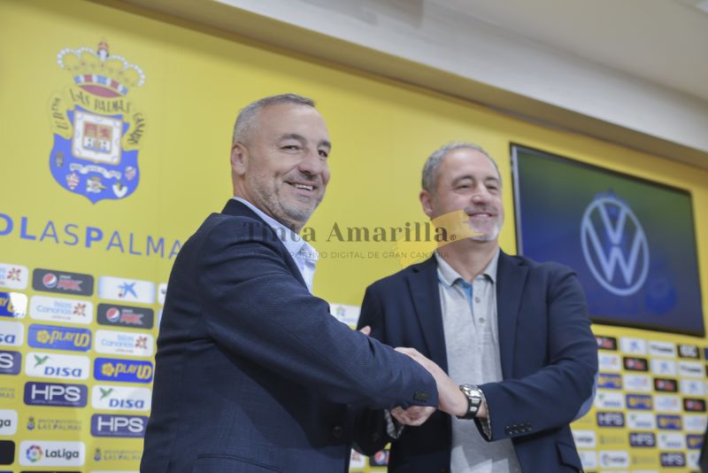 UD Las Palmas y Cabildo firman el acuerdo de patrocinio