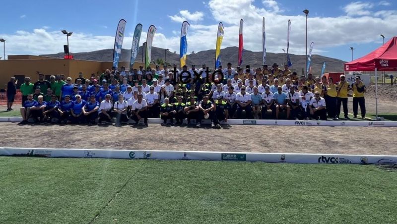 Fuerteventura domina el campeonato de selecciones insulares de bola canaria
