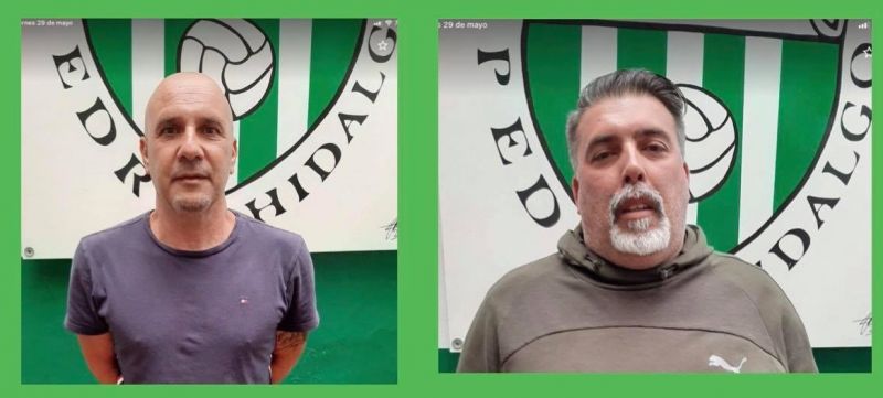 Pedro Hidalgo elige a Amador y Valido para su banquillo