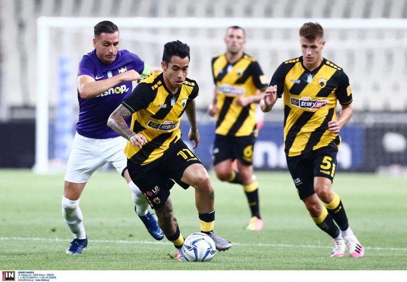 Sergio Araujo volvió a marcar con el AEK