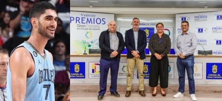 Santi Aldama, entre los premiados de la Gala deportiva del Cabildo