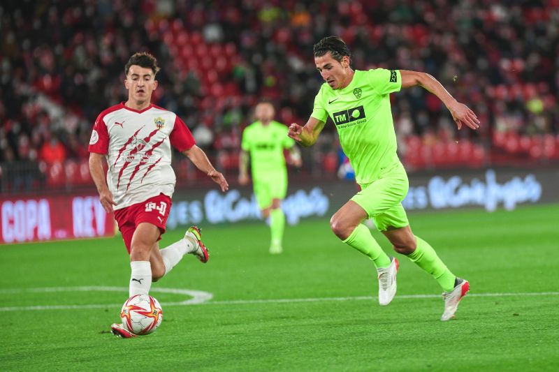 El Almería cae en la Copa con tres nuevos lesionados