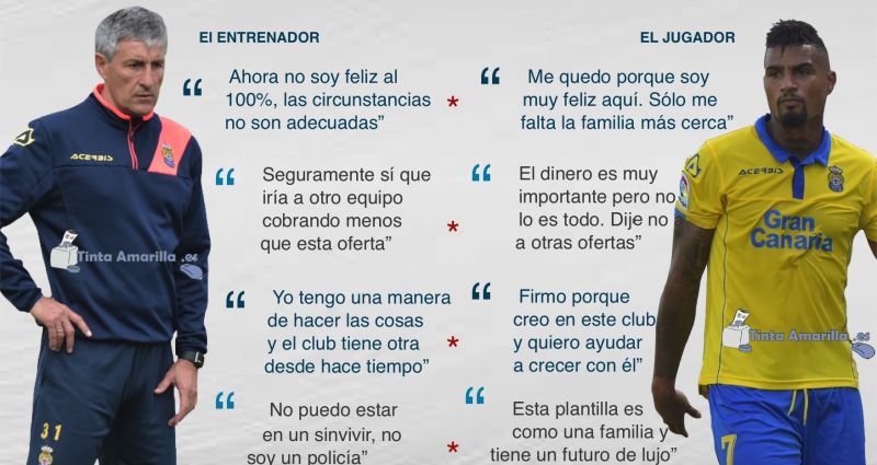 Setién-Boateng, puntos de vista diferentes