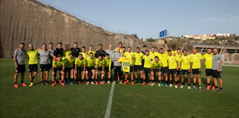 La UD reconoce a Dani sus 200 partidos oficiales
