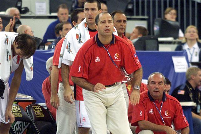 Javier Imbroda, el primer técnico que ganó en el Centro Insular de Deportes