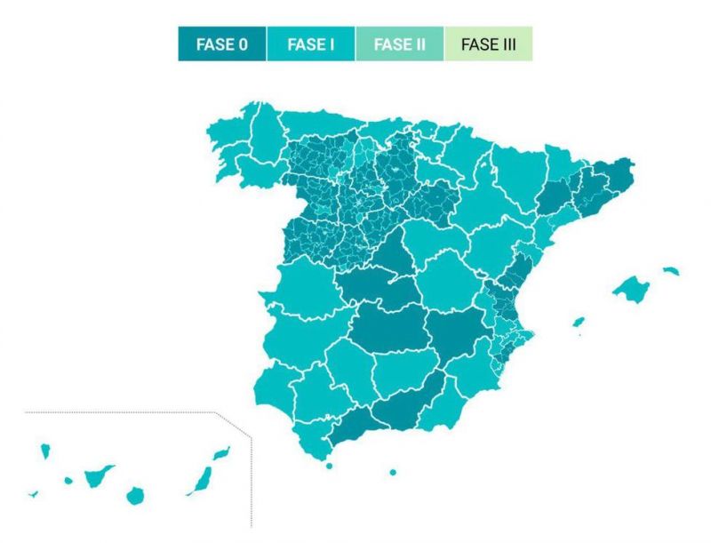 Canarias entra el lunes en la primera fase