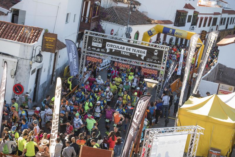 1.300 corredores se inscriben en la Circular de Tejeda
