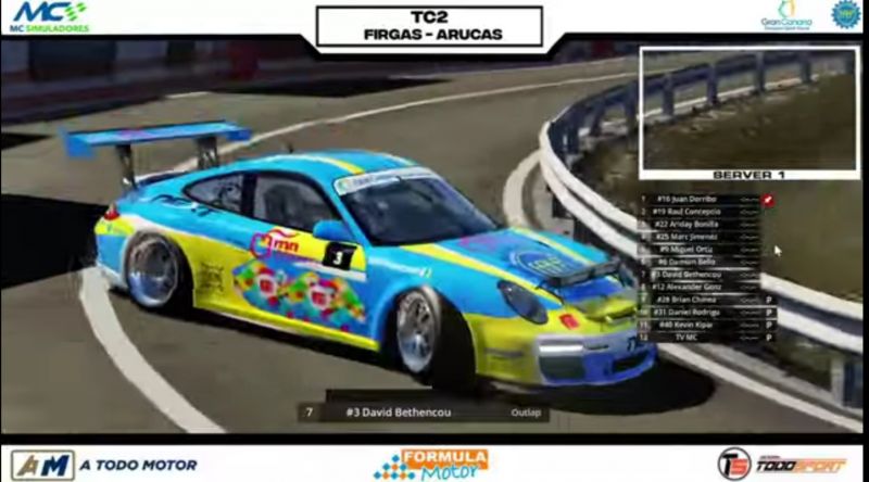 Kilian Santana se estrena con victoria en el Islas Canarias virtual