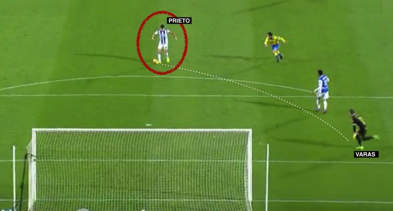 Varas: "En el gol no vi a Xabi Prieto"