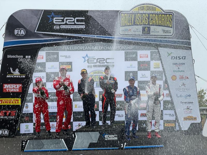 Solans aprovecha la retirada de Monzón para ganar el Islas Canarias