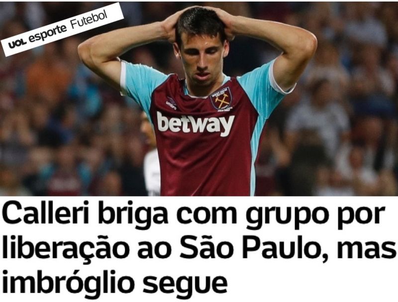 Calleri, si; Calleri, no