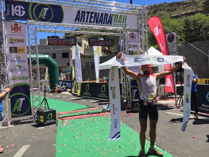 Samuel Ortega domina la prueba reina en Artenara