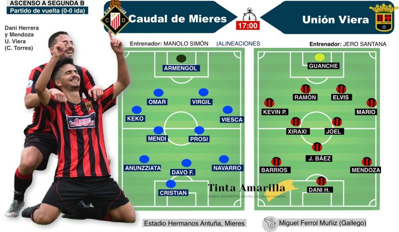El Viera va en busca del gol de la rebeldía