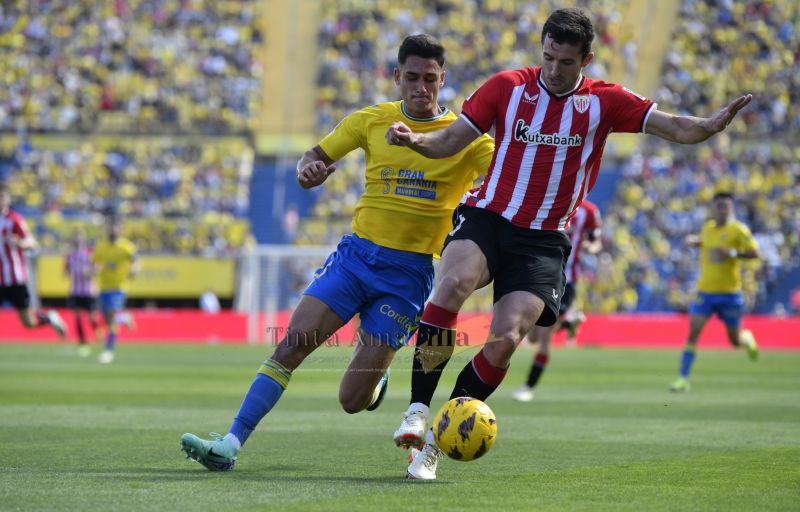 Sergi Cardona señala el momento en que el Athletic rompió el partido ante la UD