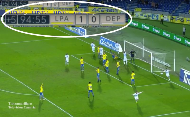 Jiménez erró: El gol del Depor estaba en tiempo extra