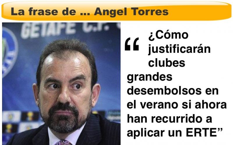 El presidente del Getafe lanza un misil