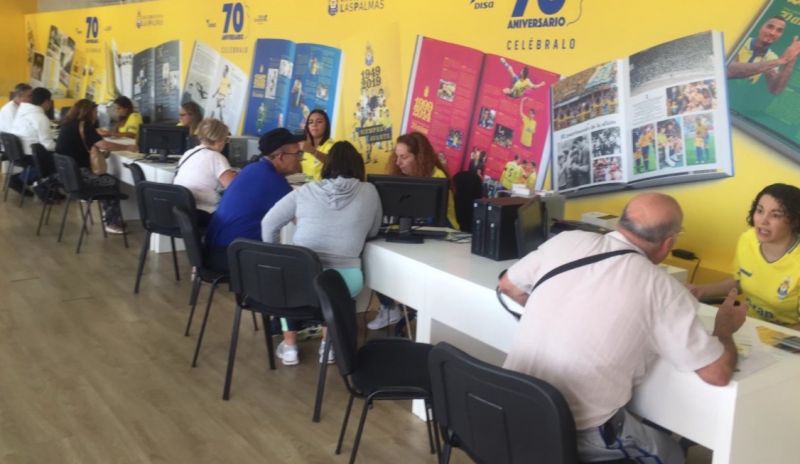 La UD mantiene el ritmo de medio millar de abonados al día