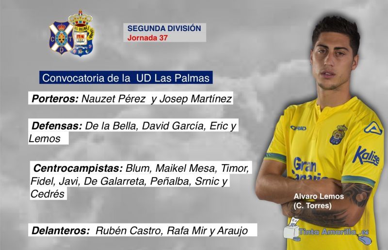 La UD, sin Aythami, acude al Helidoro con cuatro defensas