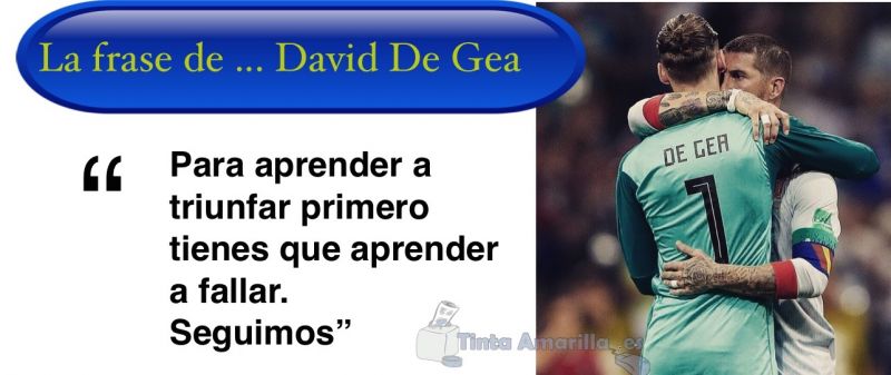 De Gea: "Seguimos"