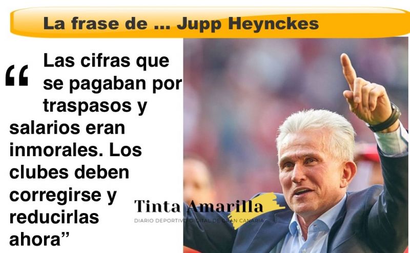Heynckes opina sobre el fútbol que había antes de la pandemia