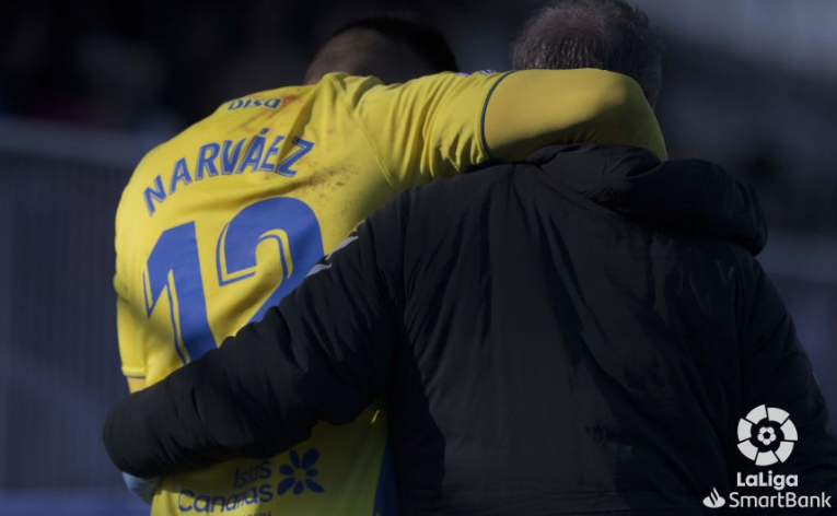 Narváez, con fracturas, regresa a Gran Canaria