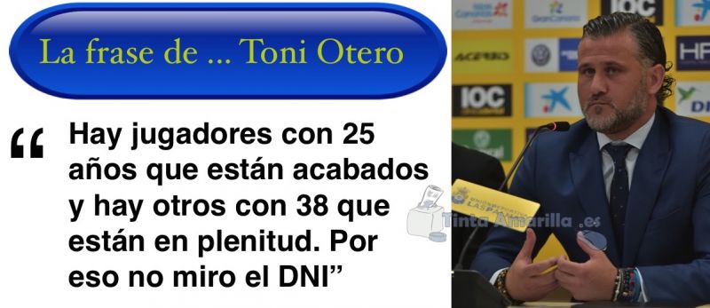 Otero cierra el debate sobre la edad de los refuerzos