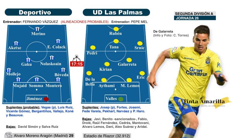 La UD, con una decena de bajas y ante una galerna