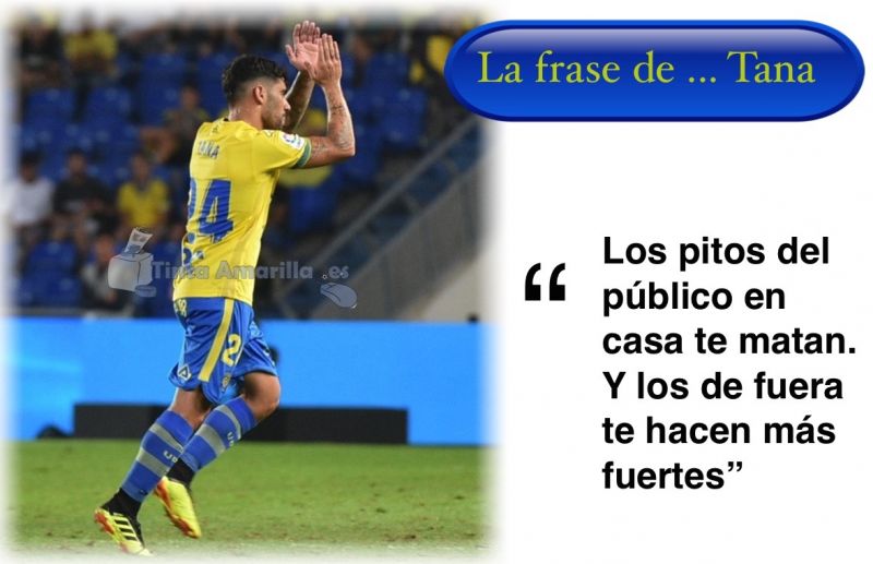 Mensaje de Tana al público del Gran Canaria