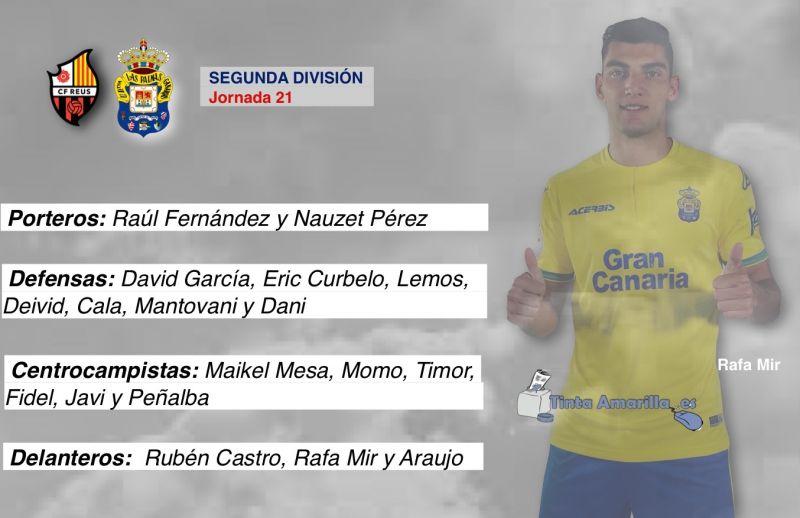 Javi por Galarreta, la única novedad en la convocatoria para Reus