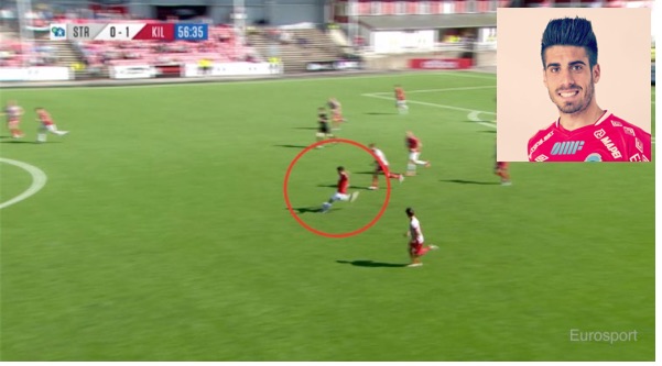 El grancanario Maikel Nieves marca desde campo propio