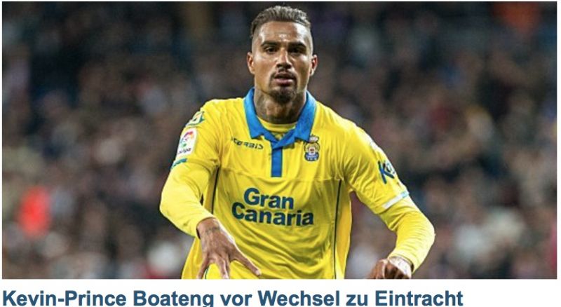 Kovac, técnico del Eintracht, avala la llegada de Boateng