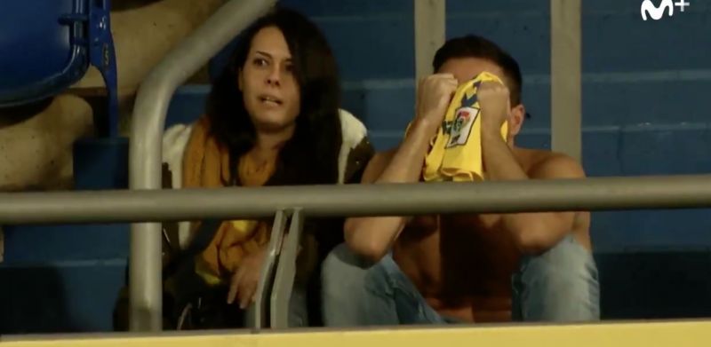 El rostro de la tensión en el Gran Canaria