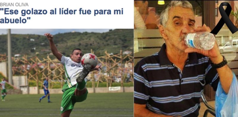 El abuelo de Brian Oliva aplaudirá sus goles desde el cielo