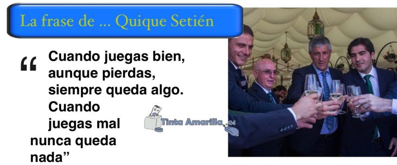 Setién entiende que el brillo del Betis era "cuestión de tiempo"
