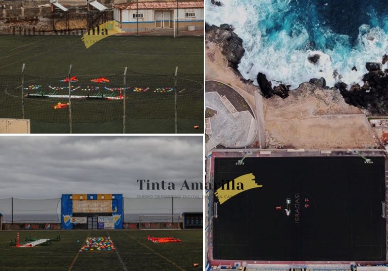 El detalle del Costa Ayala con los aviadores del incendio