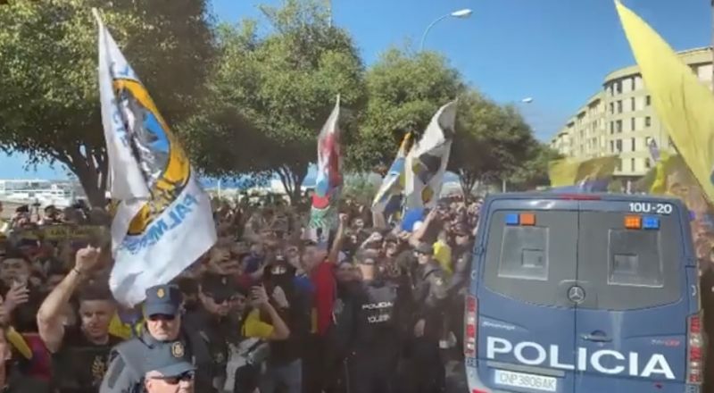 Así vivió la UD la llegada por Fondos de Segura