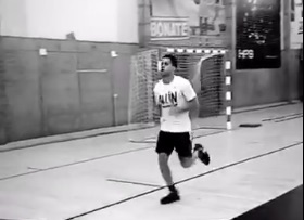 Sorpresa: Lecomte se entrena en el pabellón de la Vega