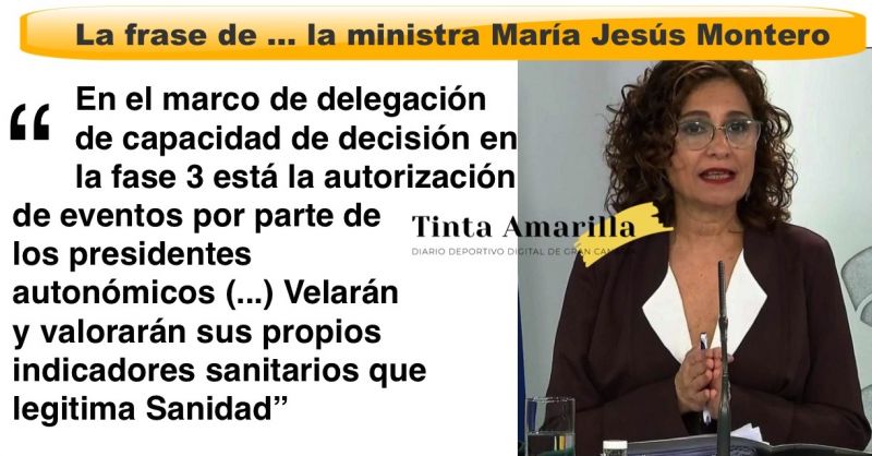 La decisión es del presidente canario, según la portavoz del Gobierno