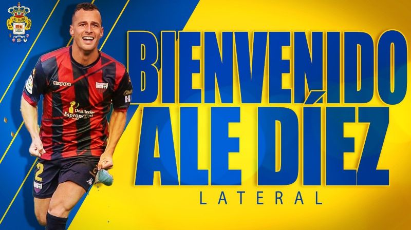 Ale Díez, primer fichaje de la UD con tres años de contrato