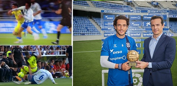 Alex Corredera, el mejor de la temporada en una elección de aficionados del CD Tenerife
