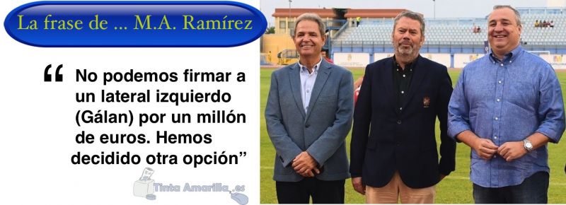 El presidente Ramírez habla de un refuerzo lateral zurdo