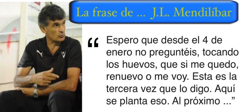 La pregunta que quema a Mendilíbar 