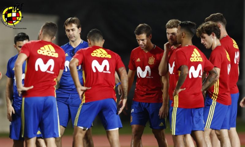 Viera ya luce la roja española