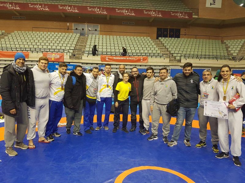 Dos oros y un bronce canarios en el Nacional de luchas olímpicas