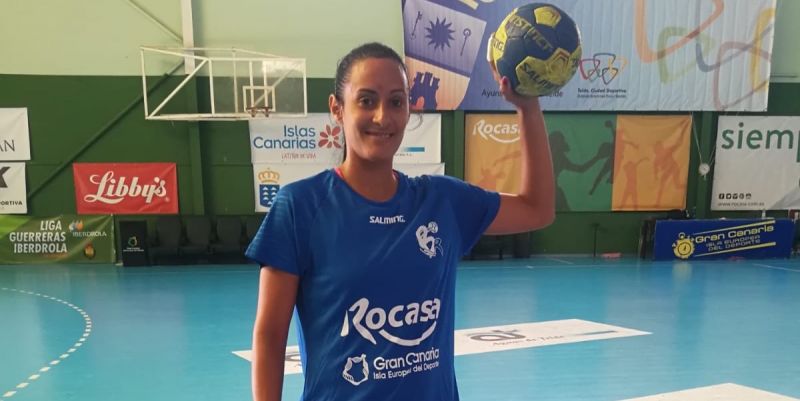 La cubana Gleinys Reyes, preparada para su debut con el Rocasa