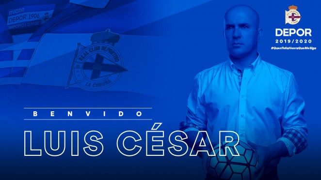 Luis César debutará en el banquillo del Depor ante la UD