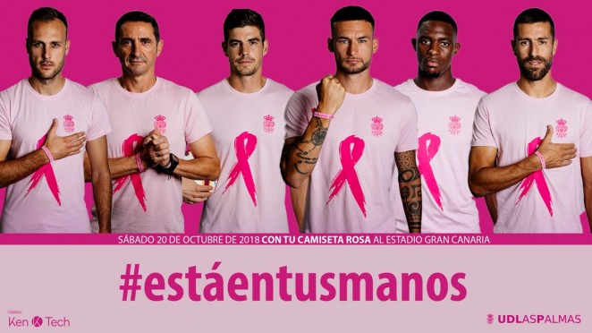 La UD propone teñir de rosa el Estadio de Gran Canaria