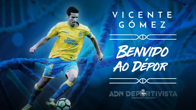 Vicente Gómez ya es compañero de David Simón en el Depor